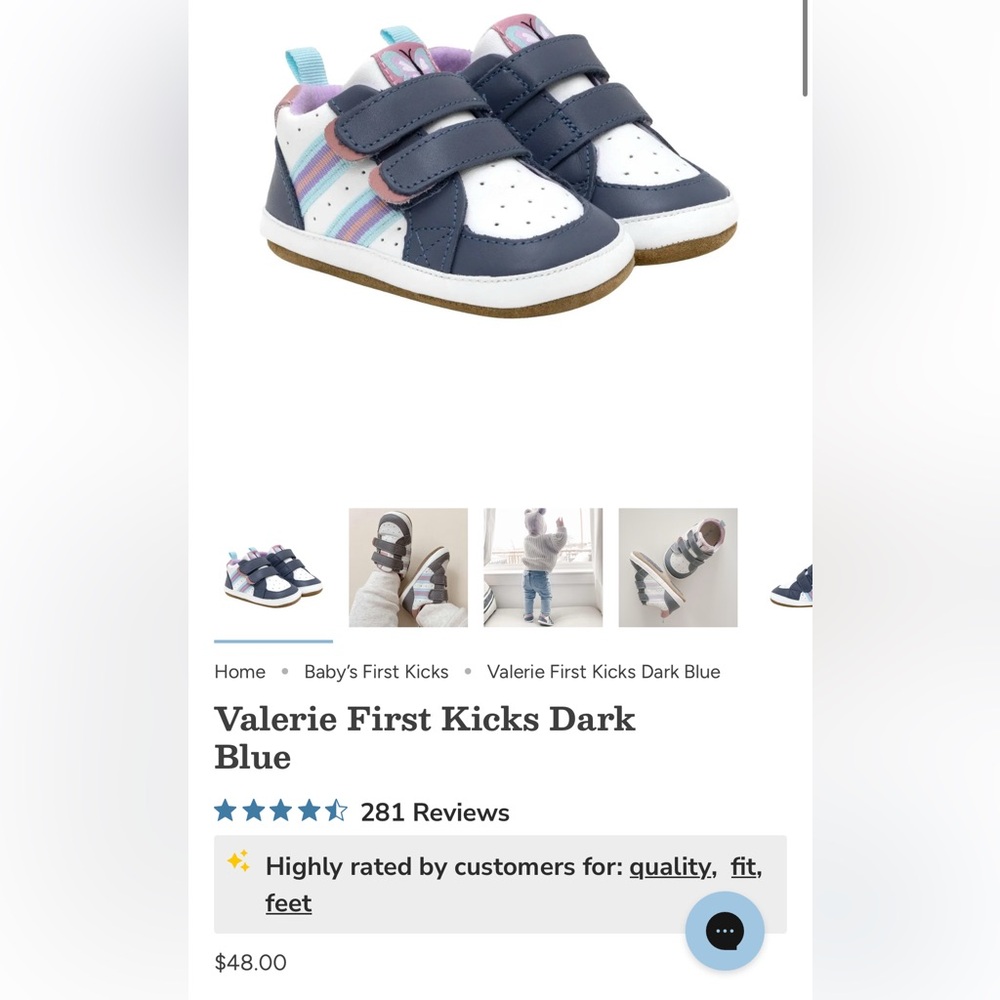 Girls Robeez First Kicks Shoes - Picture 3 of 4